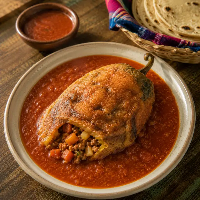 Chiles rellenos guatemaltecos