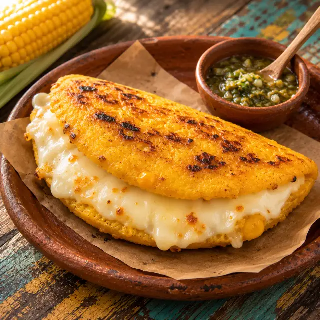 Arepa de choclo con quesito