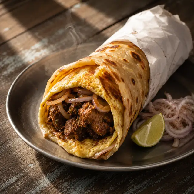 Kolkata kathi roll